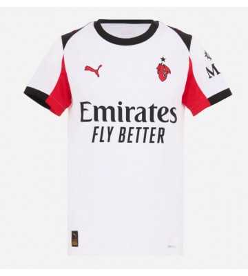 AC Milan Samuele Ricci #4 Udebanetrøje Dame 2025-26 Kortærmet